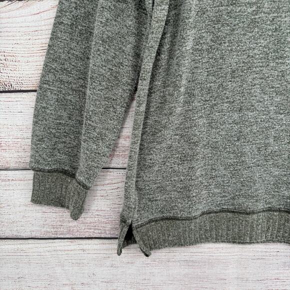 Saturday Sunday Anthropologie Cold Shoulder Sweater Womens XL Heathered Gray - Picture 5 of 13